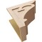 Ekena Millwork 12"W x 24"D x 24"H Classic Mayflower Rough Cedar Woodgrain TimberThane Corbel, Primed Tan CORUR12X24X24MAYRCPR - alternate 4